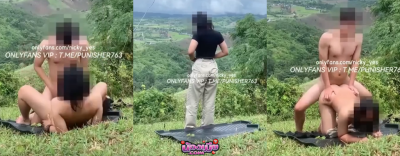 นิคกี้nicky_yesพาผอโรงเรียนXXXจัดกันเอาท์ดอร์บนป่าเขาตั้งกล้องOnlyfans